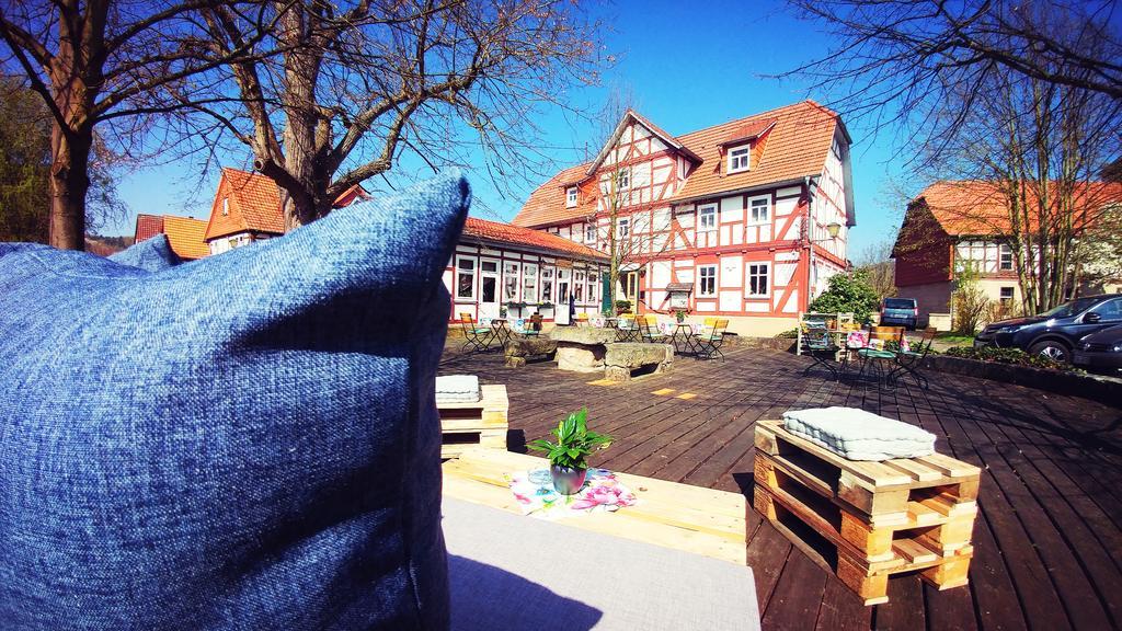 Landhotel Gemeindeschaenke Wanfried エクステリア 写真